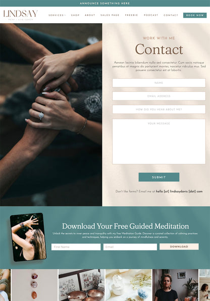 Lindsay Showit Template