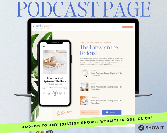 Claudia Podcast Page